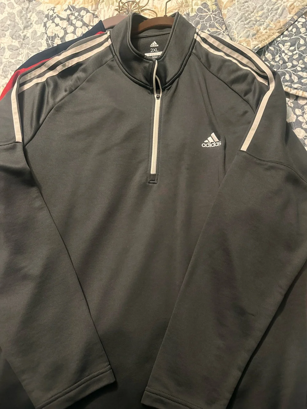 adidas dark grey Golf 2XL Pullover